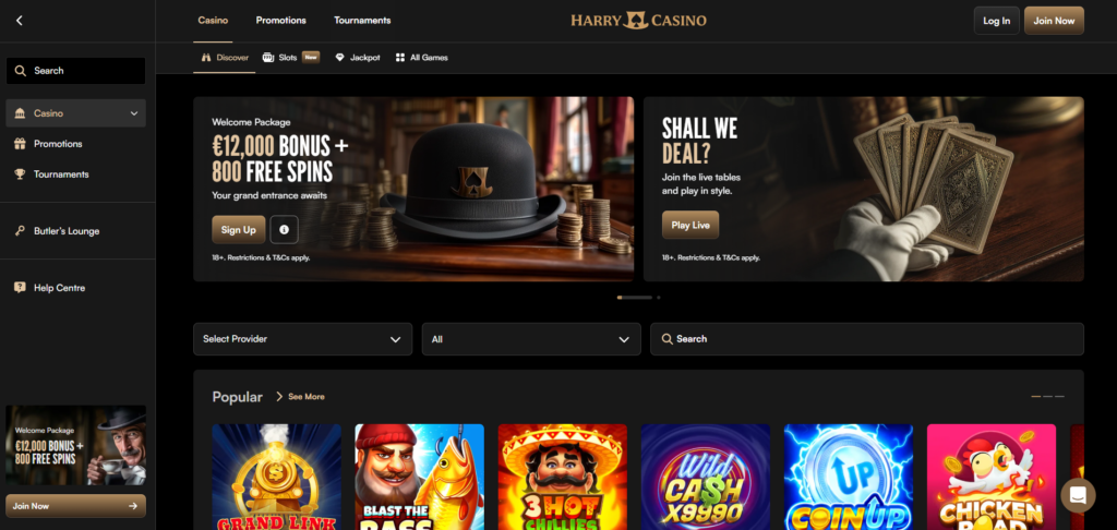 homepage van top online casino nederland harry casino